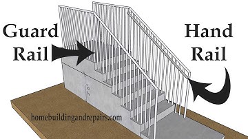 When Do You Install A Guardrail or Handrail When Building Stairs? - Builders Education And Safety