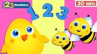 Learn Numbers w Funny Animals for Toddlers | Early Learning Videos | Fun Counting | Numbers Songs