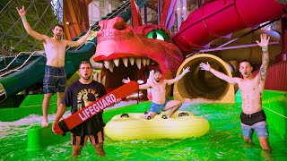 OVERNIGHT in $100,000,000 WATERPARK!