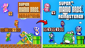 Super Mario Bros. 2 (USA) Remastered HD - Super Mario Bros. Remastered Playthrough