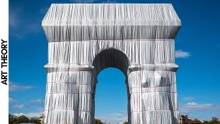 CHRISTO : Wrapped Arc de Triomphe