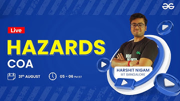 Hazards | COA for GATE | Harshit Nigam