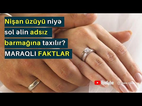 Nişan üzüyü niyə sol əlin adsız barmağına taxılır? -ŞOK FAKTLAR