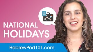 Talking About National Holidays - Hebrew Conversational Phrases