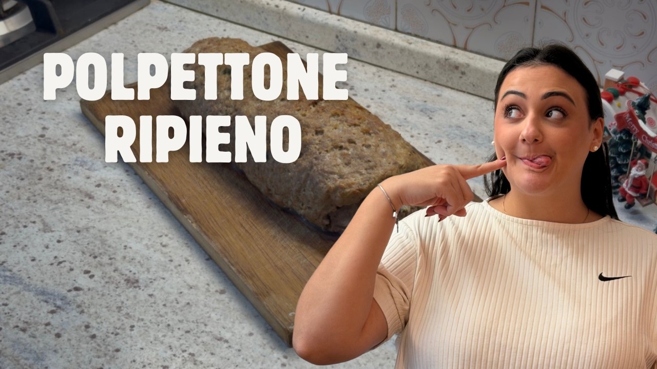 POLPETTONE ripieno al Forno con PROVOLA affumicata e PROSCIUTTO alla BRACE | Ricetta Facile