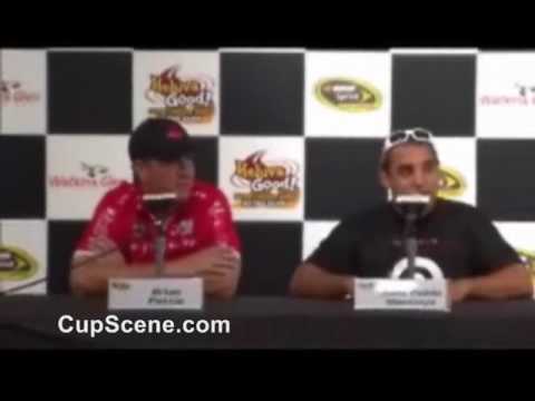 Juan Pablo Montoya/Brian Pattie post-race news con...