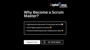 Scrum Master Course Starts June 3 | Get Certified | Digital Gurus Academy