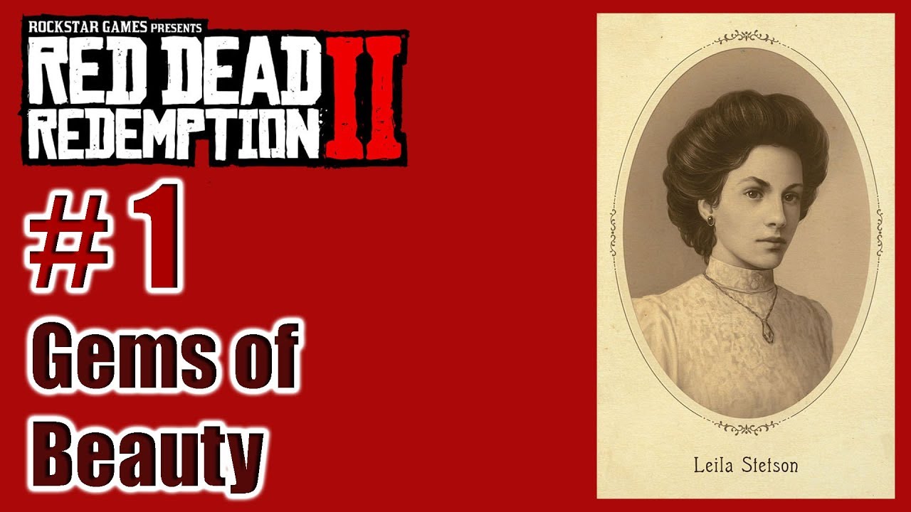 RDR2 - Gems of Beauty - 01 Leila Stetson - Cigarette Card - Türkçe