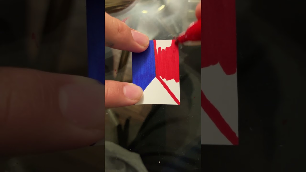 Drawing the Philippines flag 🇵🇭