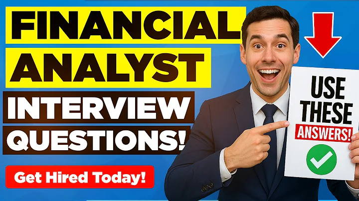 FINANCIAL ANALYST INTERVIEW QUESTIONS & ANSWERS (How to PASS a Finance Job Interview)