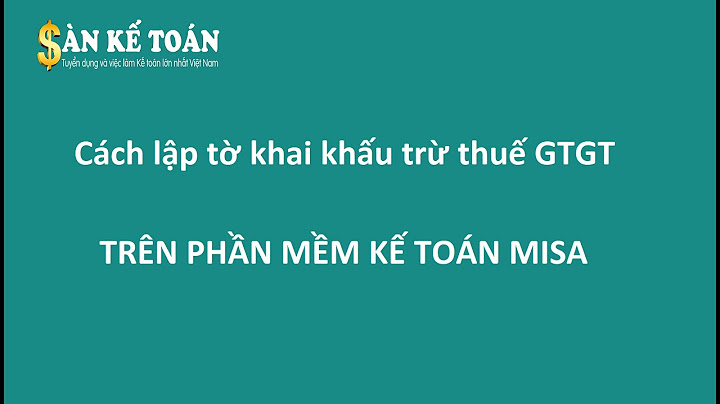 Phần thuế trong hệ thống misa là để làm gì