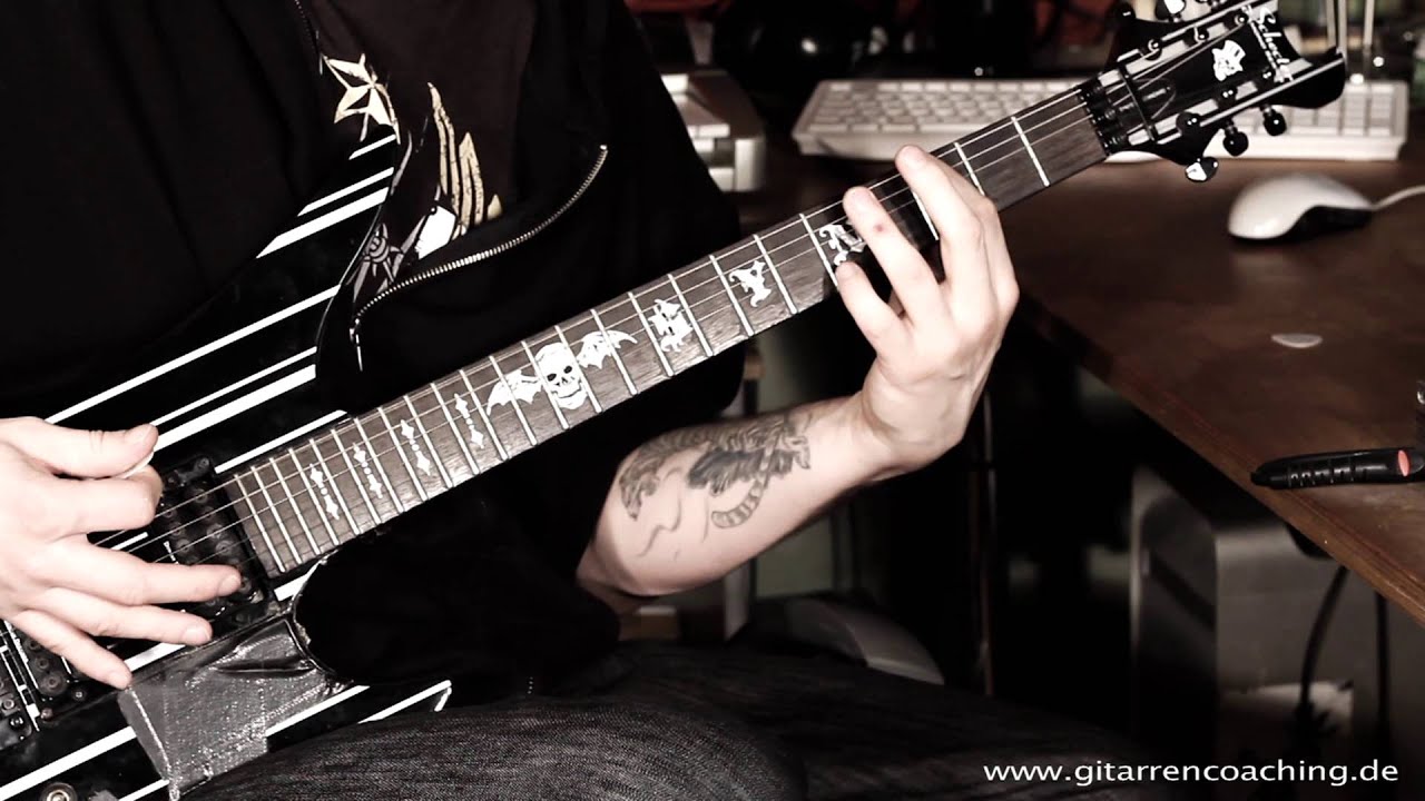 Gitarre lernen: Anschlag Workshop Part 4 Metal Play ( HD Gitarre) - YouTube