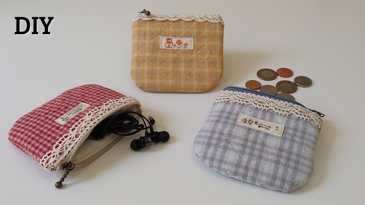Ideia de presente DIY | Porta-moedas | Bolsinha multiuso passo a passo