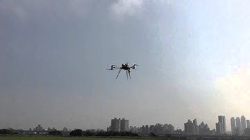 Mikrokopter Y6 test flight_04