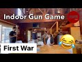 Gun Shooting Game | Cottage Gun War | Indoor Party Game Idea | Holidays Enjoy | Gun Fight Urdu Hindi