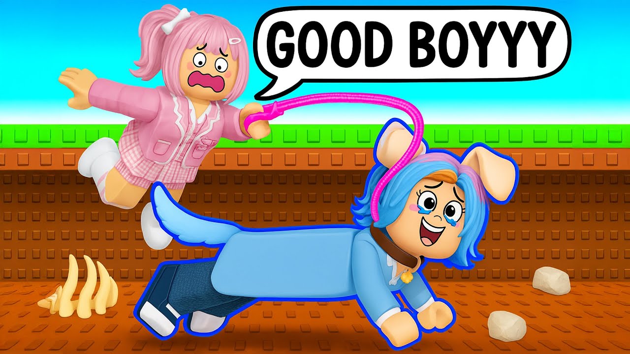 【ROBLOX】超崩潰跑酷！當你的夥伴變成狗！一直被路人追著打的爆笑過程！[NyoNyo妞妞日常實況]