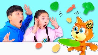 누가 고양이를 화나게 했나요? 심술쟁이 고양이  게임 대결놀이! Who made the kitten angry?  - 슈슈토이 Shushu ToysReview