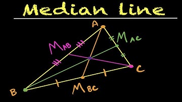 Find the Equation of a Median Line