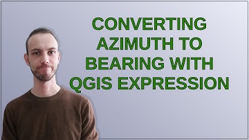 Gis: Converting azimuth to bearing with QGIS expression