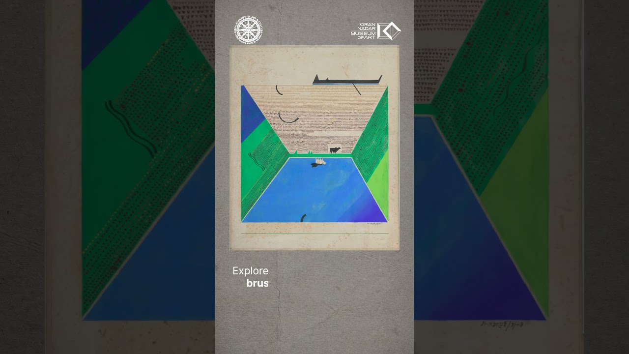 KNMA X BAAC: GANESH HALOI Re-citations: rhymes about land, water and sky. Six Decades of Painting