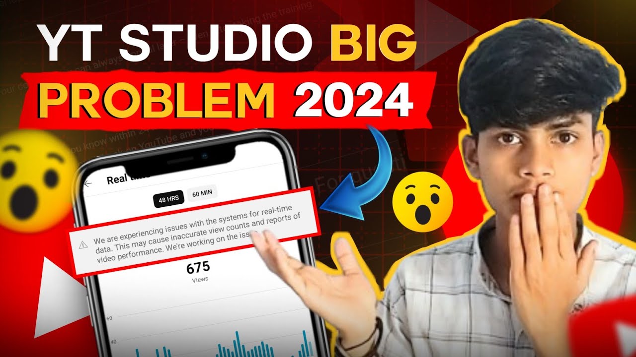 We are experiencing issues with the system for real time data yt studio ...