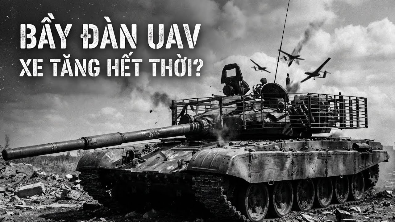 Bầy Đàn UAV Đã Phá Hủy Học Thuyết Xe Tăng Như Thế Nào – Vì Sao Mọi Lớp Giáp Đều Trở Nên Vô Nghĩa?