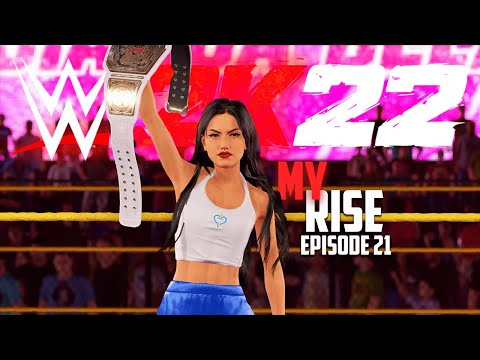 I'M THE NEW NXT UK CHAMPION.. for 2 days | WWE 2K22 MY RISE - EPISODE 21