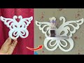 White cement craft // Butterfly Design Wall decor // Home decoration items // Cement Craft