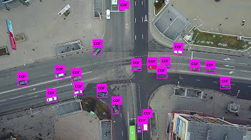 Aerial video car detection with YOLOv3 neural network