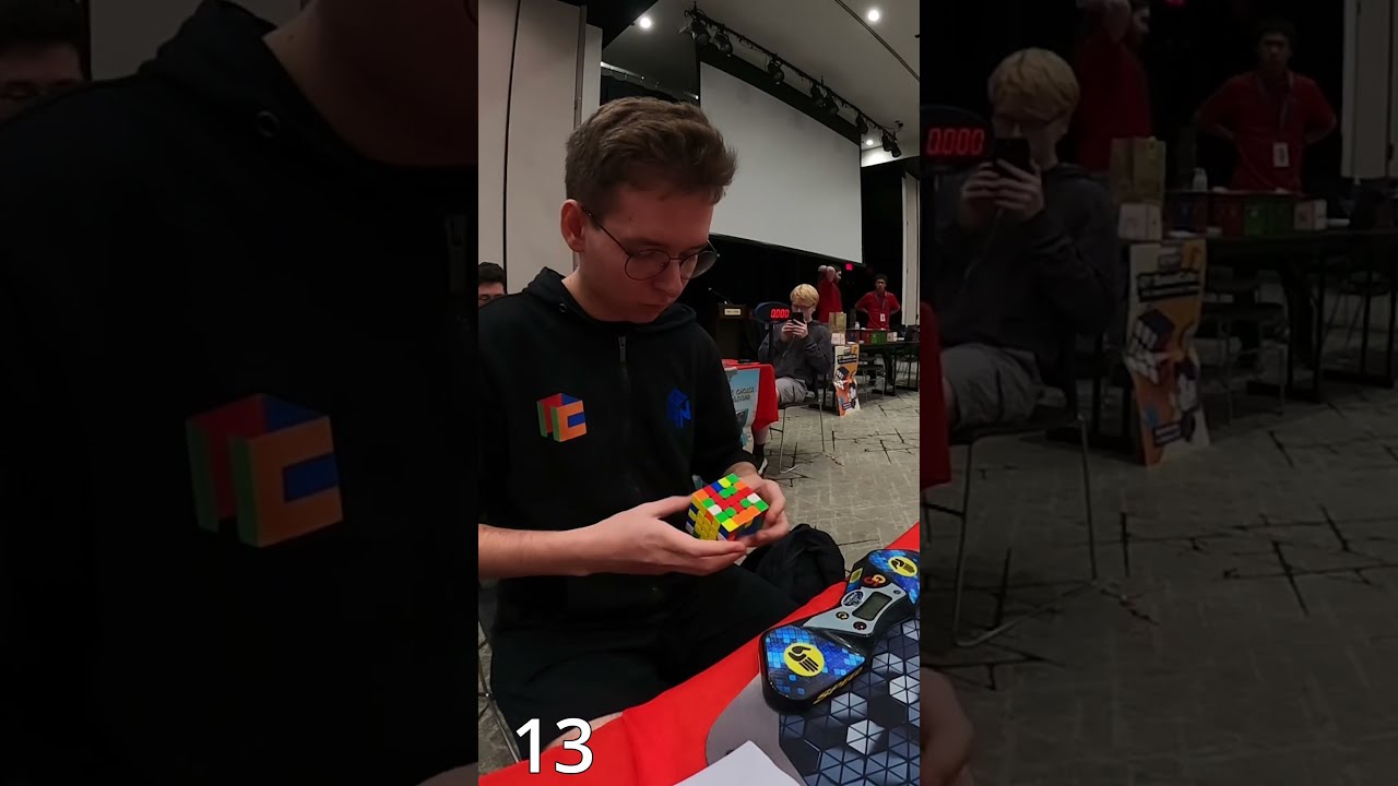 5x5 Rubiks Cube WORLD RECORD 31 60 Rubikscube Cubing Worldrecord