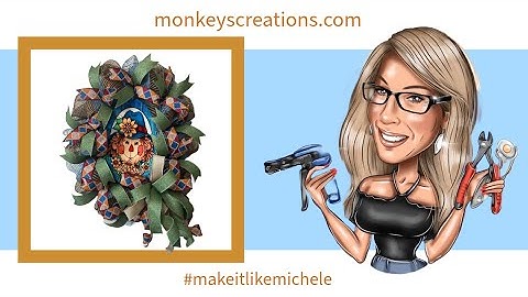 #makeitlikeMichele | DIY an Autumn/Fall Scarecrow Wreath | #DIY #howto