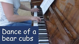 [Ноты фортепиано] Танец медвежат | Музыкальная Академия Глория