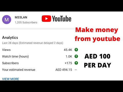 How to make money from youtbe in dubai UAE