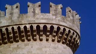 Рыцарский замок, дворец магистров и госпиталь на Родосе / Греция