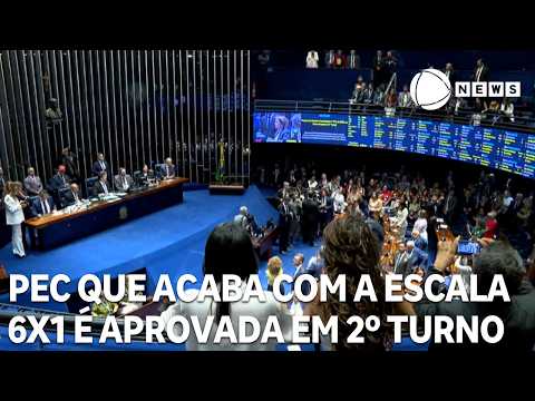 Amendment ending the 6x1 work schedule approved in the Senate in the second round