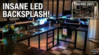 This LED Backsplash Will Blow Your Mind