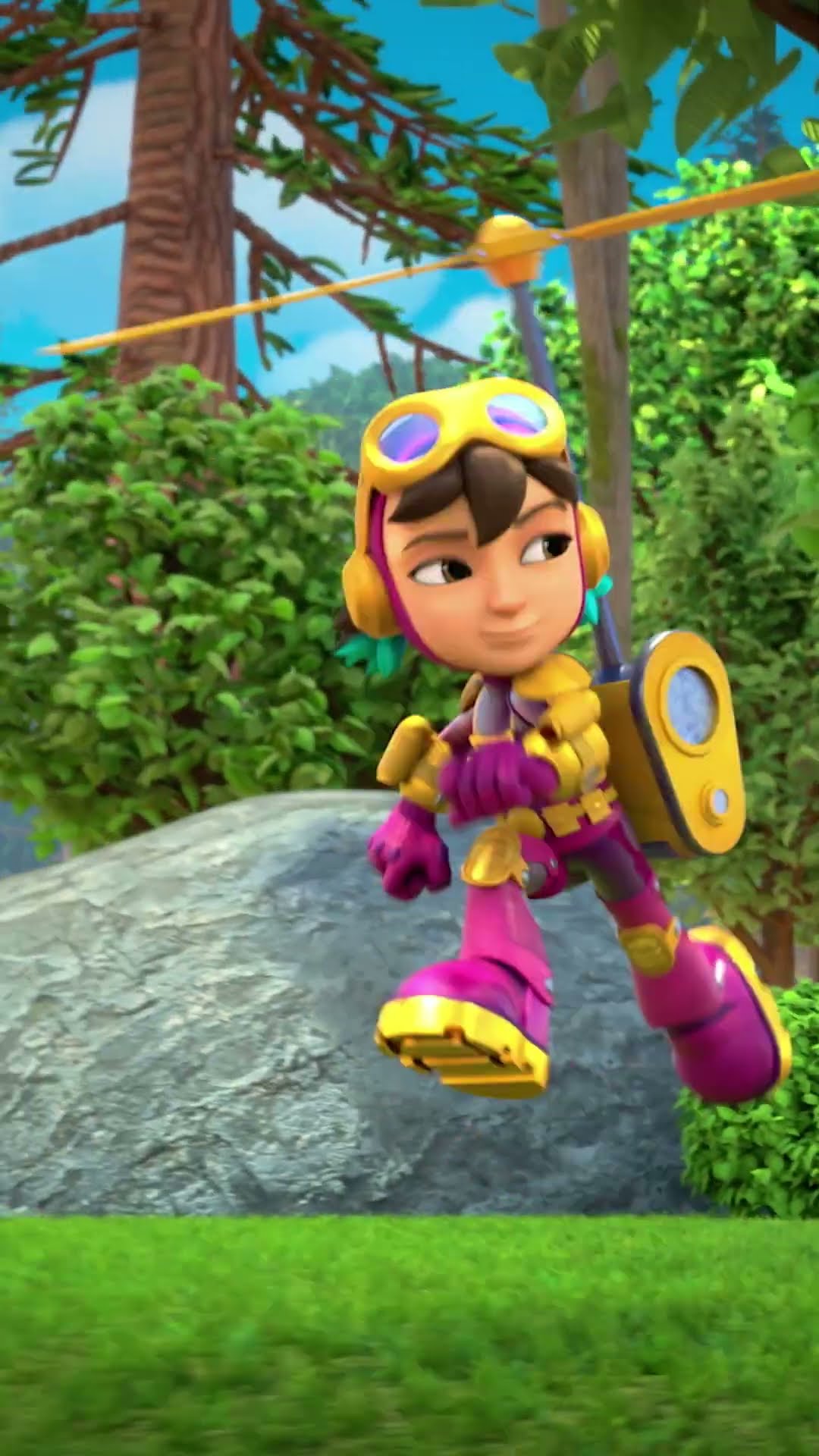 Team Spidey must save the hikers from Trapster's trap! #SpideyandhisAmazingFriends #DisneyJr