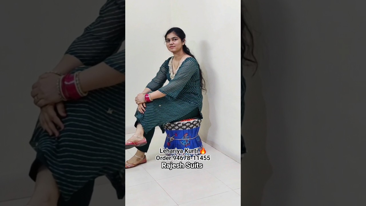Leheriya Kurti Suit buy now 