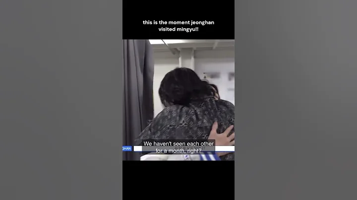 GYUHAN HUG🥹🥹🥹after one month...*im cring they're so sweet, someone pls #hug me #mingyu #jeonghan
