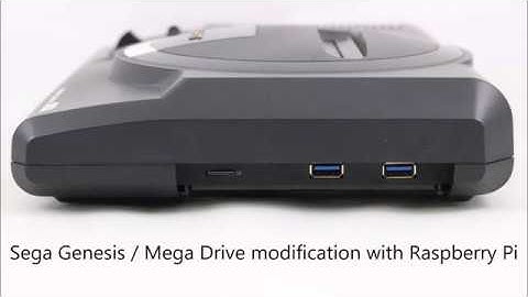 Sega Genesis MegaDrive with Raspberry Pi - Media Player - Emulator