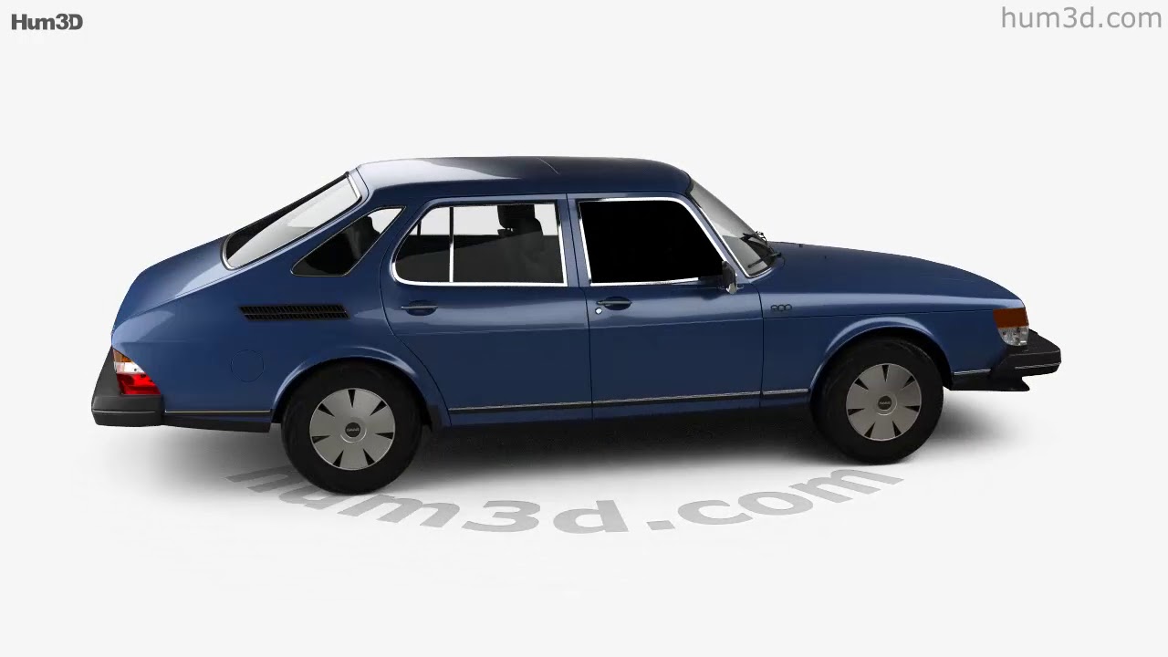 Saab 900 Gle Combi 1979 3d Model By Hum3d Com