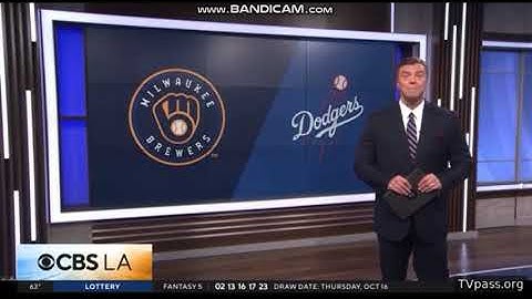 KCBS CBS News L.A. at 11pm open October 16, 2025