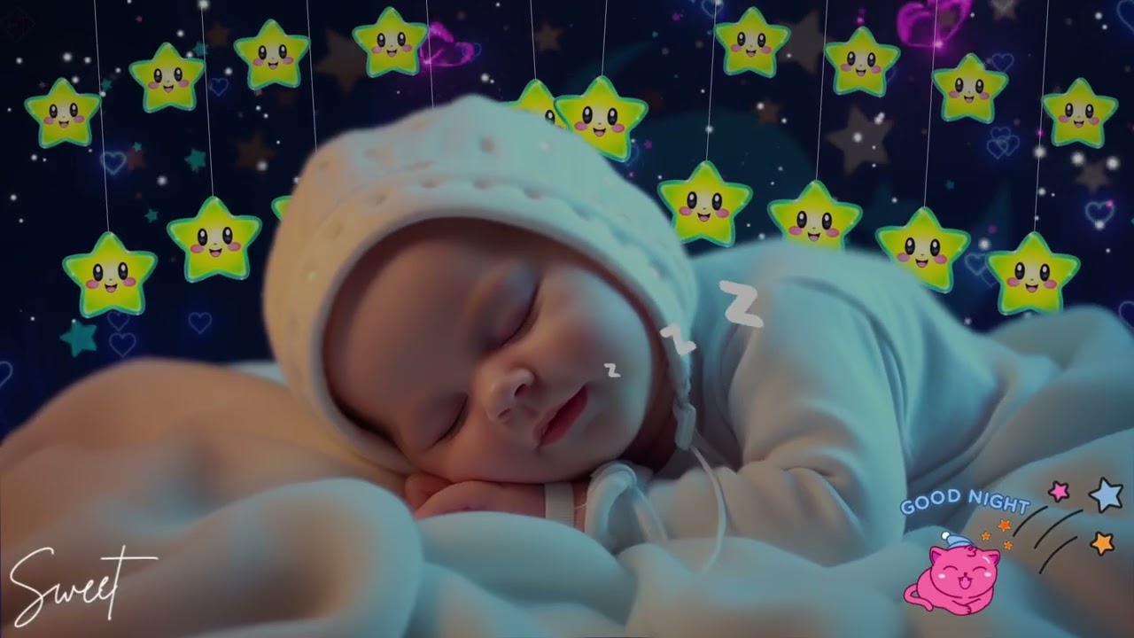 Mozart Brahms Soothing Lullaby 💤 Baby Sleep Music🎵 Sleep Instantly in 3 Minutes 🌙 Overcome Insomnia
