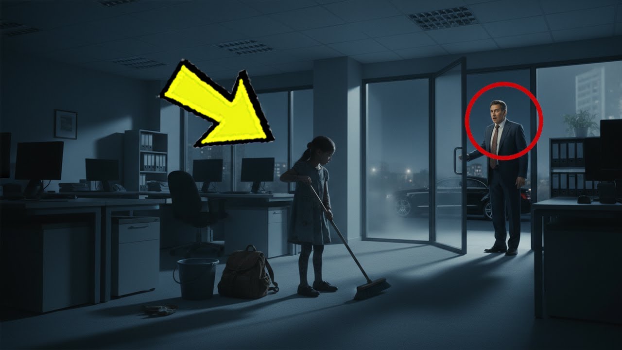 Маленькая уборщица в офисе… Пока миллионер не узнал её тайну