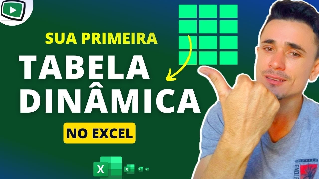 Montando sua 1ª TABELA DINÂMICA no Excel - Passo a Passo - YouTube