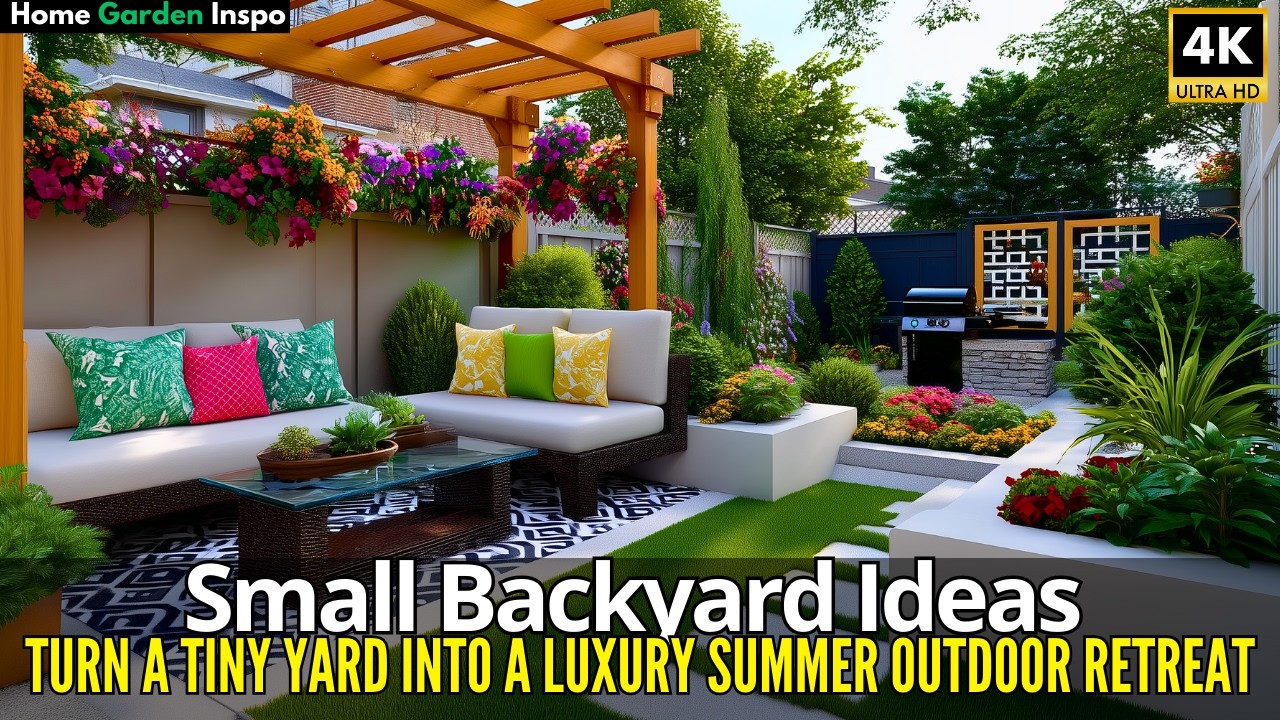 Small Backyard Ideas 2025: Turn a Tiny Yard Into a Luxury Summer ...