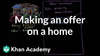 Making an offer on a home | Housing | Finance & Capital Markets | Khan Academy