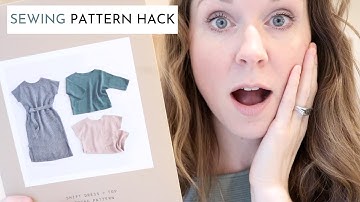 EASY PAPER SEWING PATTERN HACK | sewing pattern tips and tricks you need now