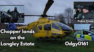 We followed the police in the search of a crime , The Langley Estate Middleton 
