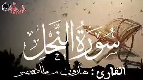 سورة النحل للقارئ الموريتاني - هارون مامادو صو